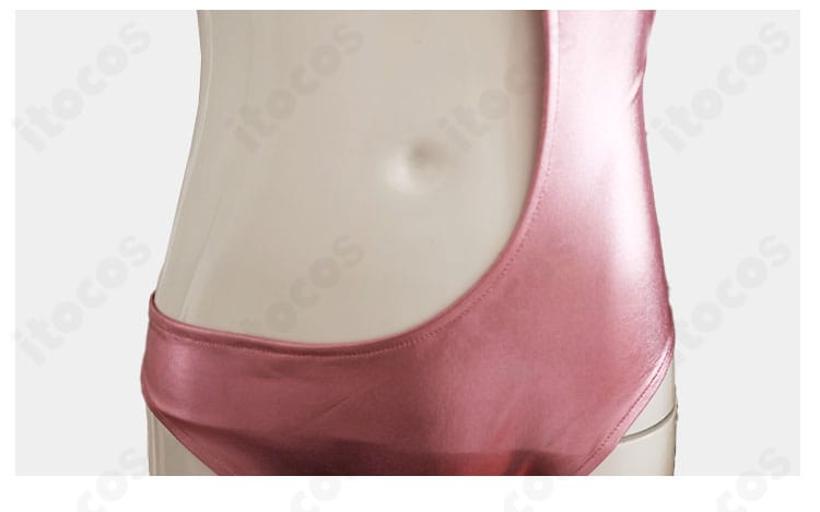 サブスタンス スー コスプレ衣装 腰部ディテール。ウエスト周りの切り替えと素材感が分かる近接写真。