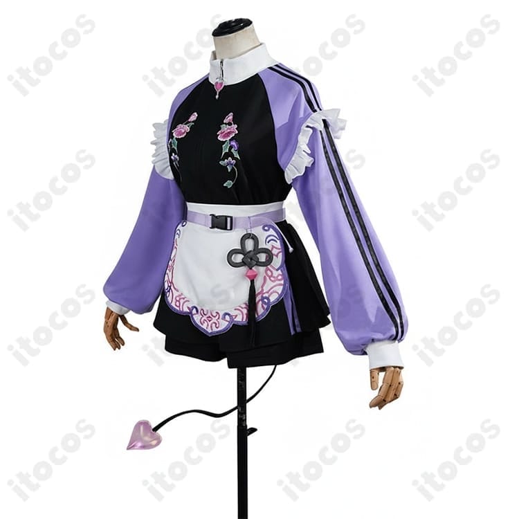 常闇トワ メイド風ジャージ衣装｜高再現で動きやすく、イベント撮影に最適 - 2枚目の画像