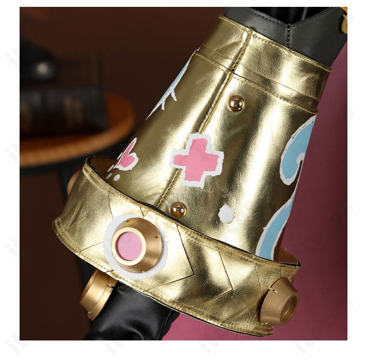 原神 ヤフォダ 手甲と右手周りの装飾ディテール。刻印風意匠を精密再現