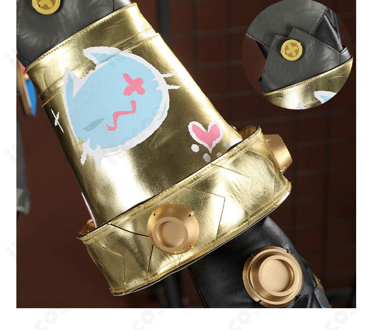 原神 ヤフォダ 手甲の落書き風装飾アップ。ユニークな意匠を立体再現