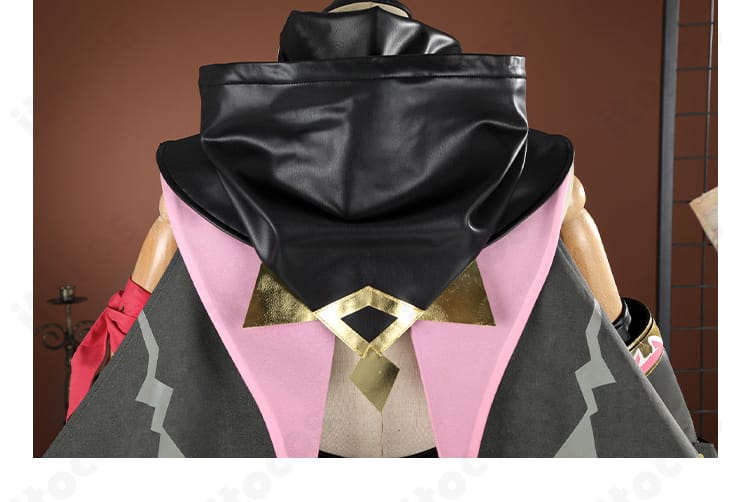 原神 ヤフォダ 背面フード装飾のディテール。存在感あるボリューム感