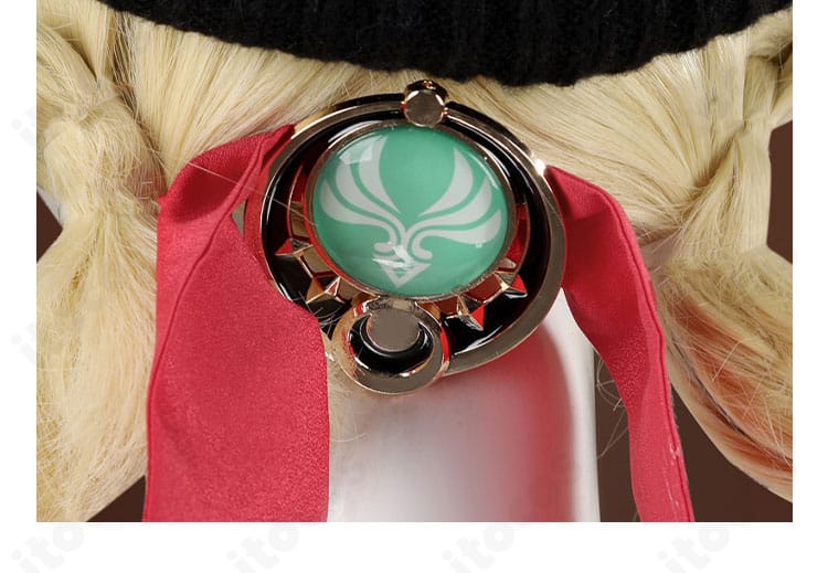 原神 ヤフォダ 髪飾りディテール。華やかなアクセントで顔周りを強調