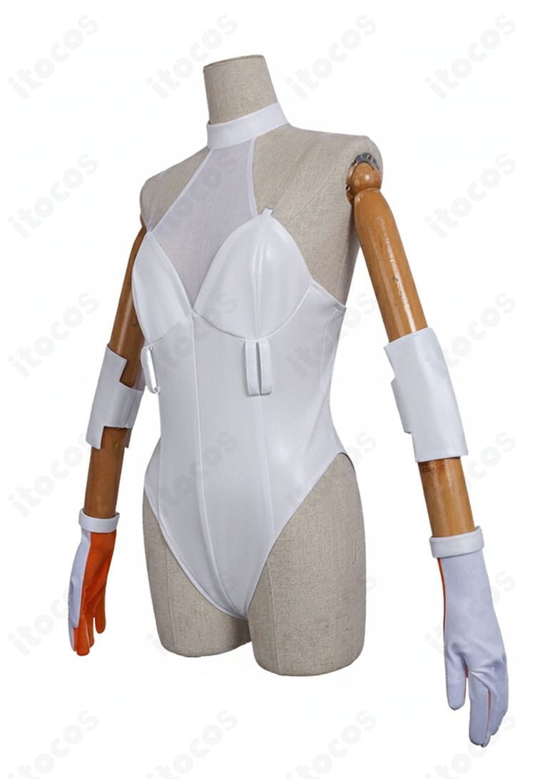 ガンスミスビッチ コスプレ衣装の側面全身。腕・脚のラインとアクセサリー配置を確認できる画像