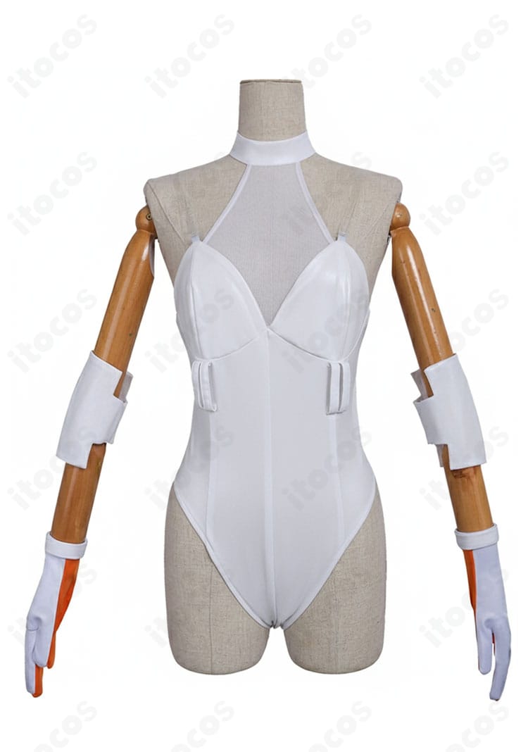 ガンスミスビッチ コスプレ衣装の正面フルショット。レオタードの発色とシルエットが分かる写真