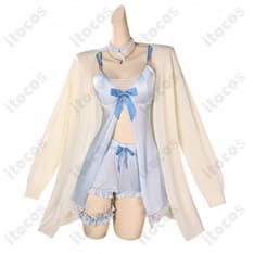 白銀ノエル 新衣装 コスプレ衣装｜モードに映える高再現セットでイベント＆撮影に最適 - 1枚目の画像（サムネイル）