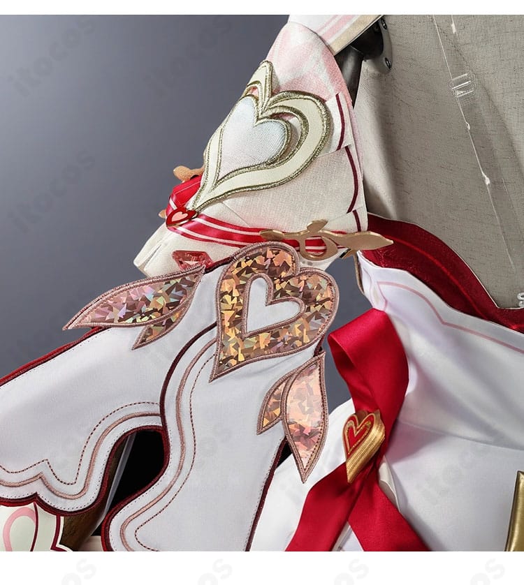 崩壊3rd エリシア「Hi♪ 愛願妖精♥」コスプレ衣装の袖周り装飾ディテール｜精巧なデザインと美しい仕上げ