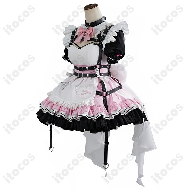 ホロライブ 博衣こより メイド コスプレ衣装 高再現フルセットで可愛いシルエットを実現 - 2枚目の画像