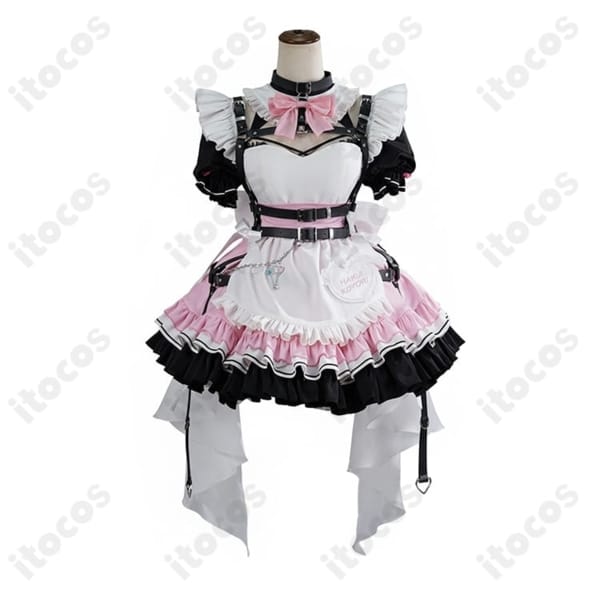 ホロライブ 博衣こより メイド コスプレ衣装 高再現フルセットで可愛いシルエットを実現