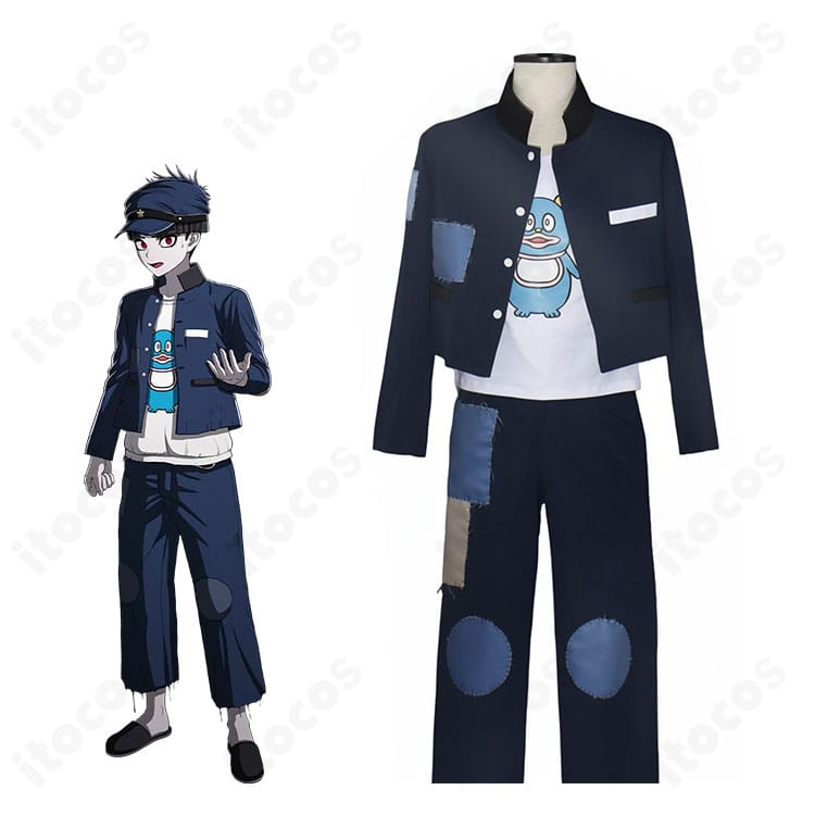 HUNDRED LINE 丸子楽の私服コスプレ衣装とキャラクター公式イメージの比較図