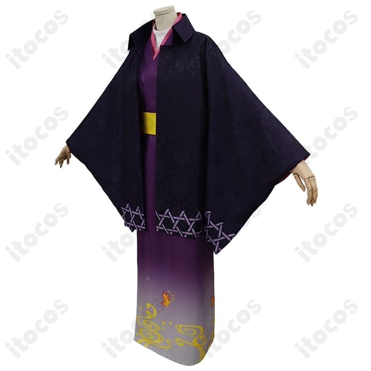 銀魂 高杉晋助 浴衣風コスプレ衣装｜着流し再現で写真映え、イベント・撮影に最適 - 2枚目の画像