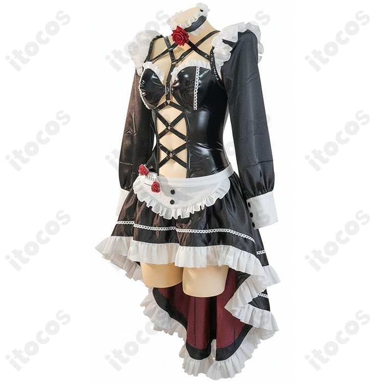 勝利の女神：NIKKE ミハラ メイド服コスプレ｜高発色素材で美シルエット、イベントも撮影も快適 - 2枚目の画像