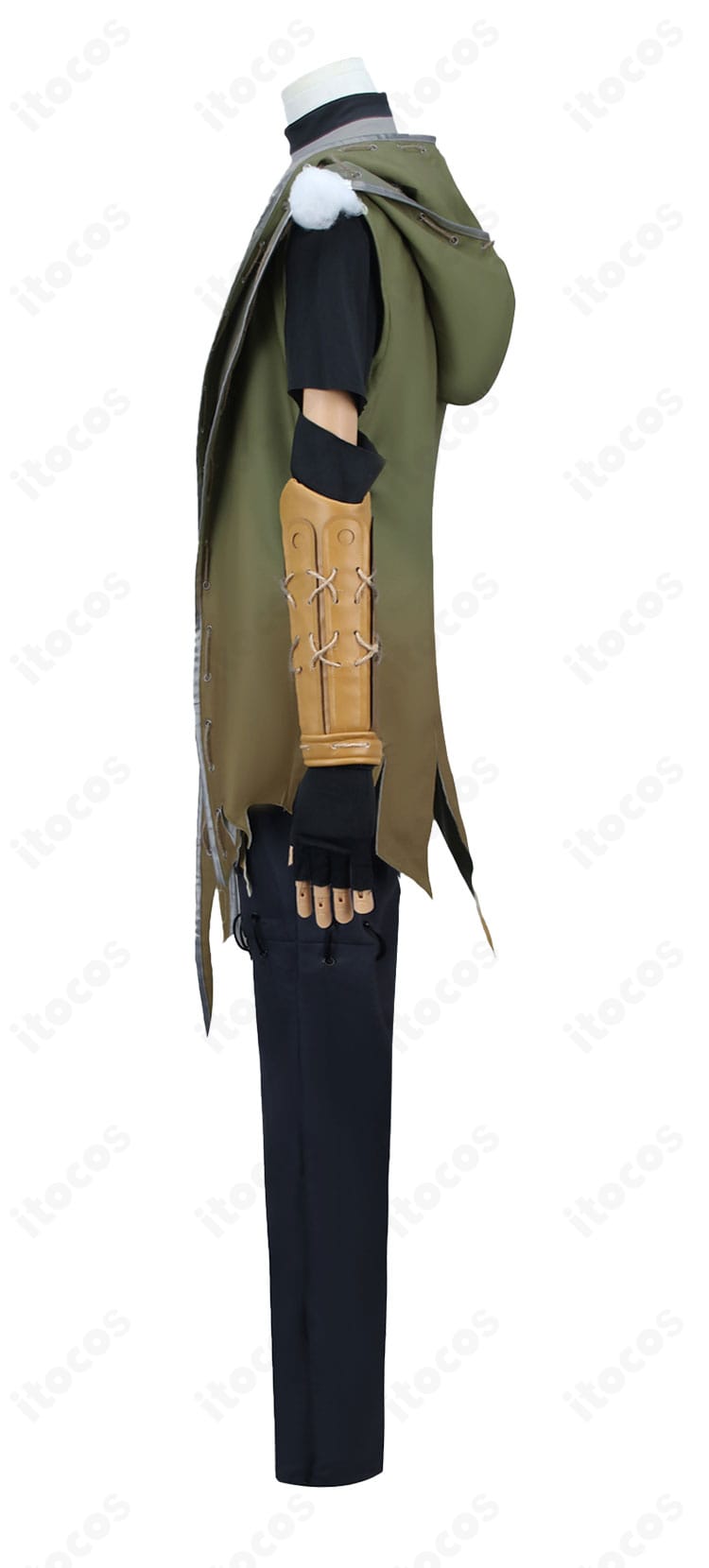 第五人格 傭兵 初期衣装 コスプレ衣装 左側面図｜袖口や装飾紐のディテールを確認