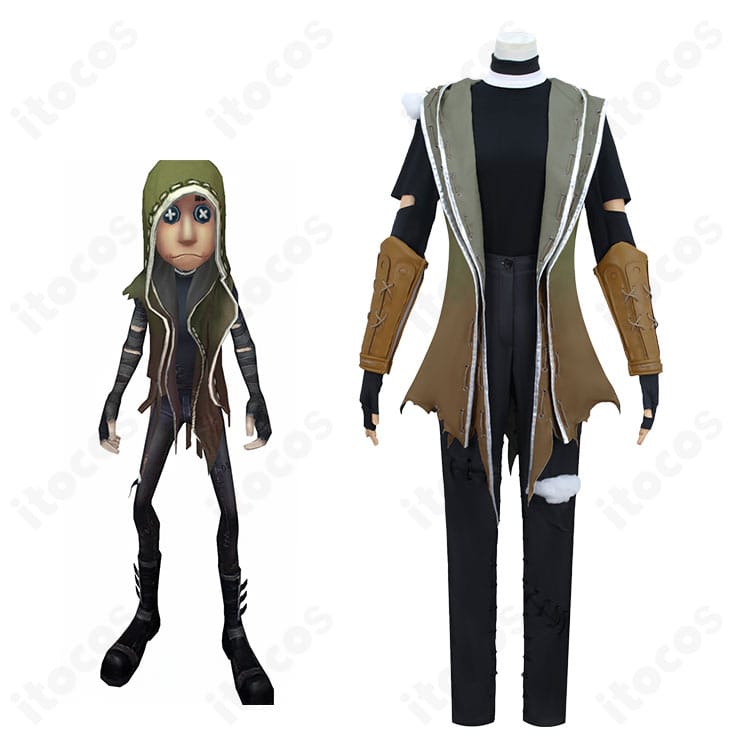 商品フルセットと傭兵（ナワーブ・サベダー）公式イラストの比較画像｜第五人格 初期衣装の再現度紹介