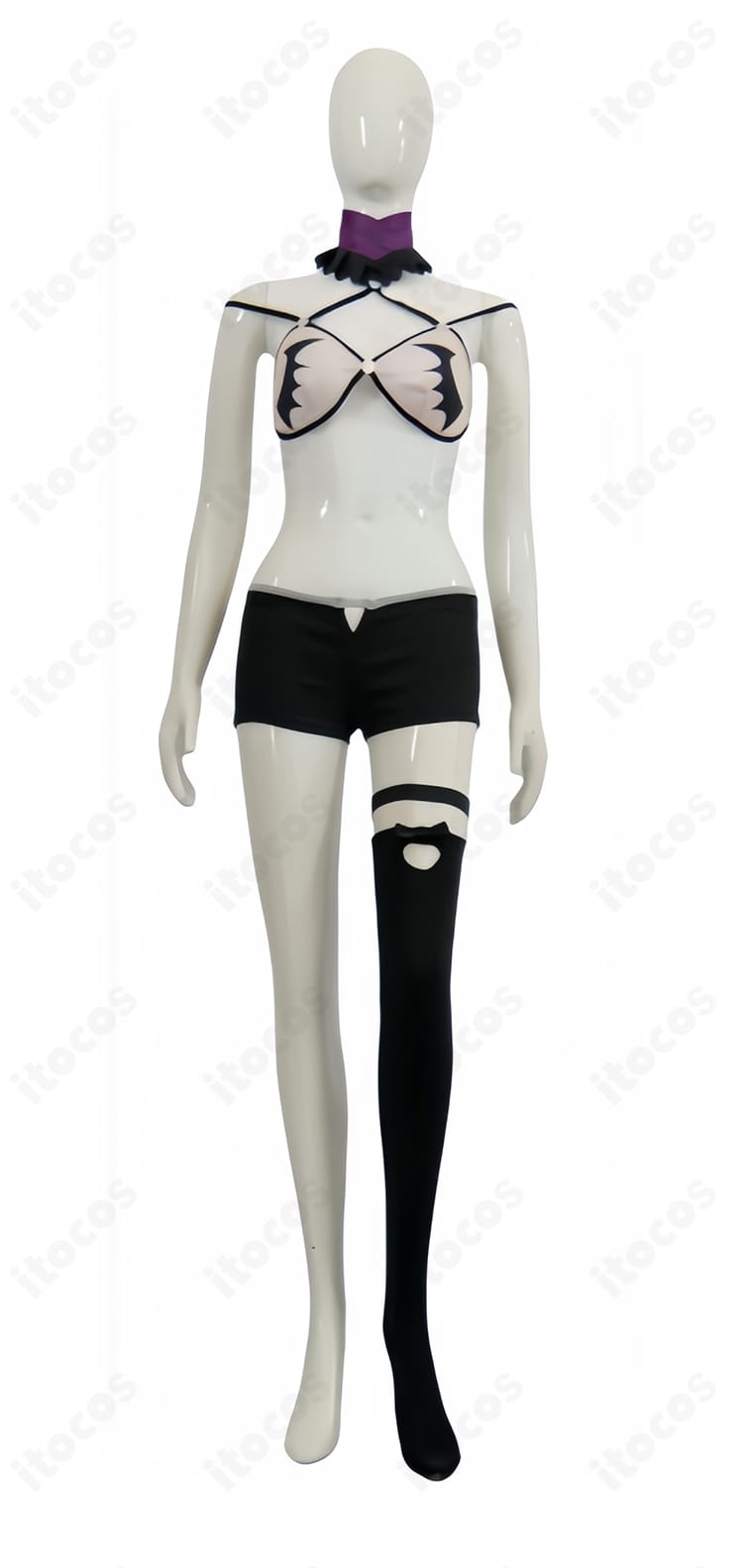 谷風天音 コスプレ衣装のインナー正面装飾ディテール。胸元の意匠と質感が伝わるクローズアップ。