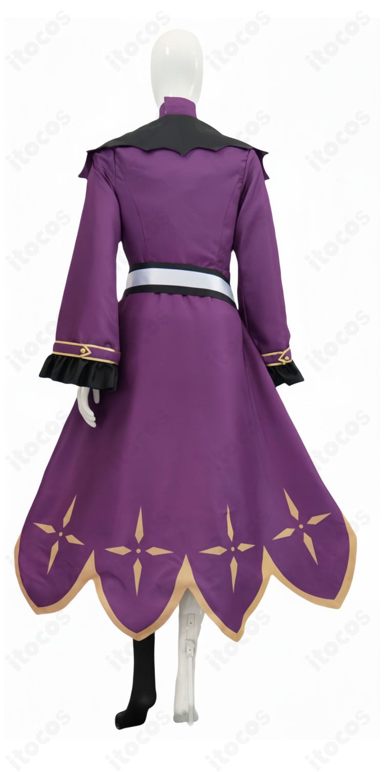 天使☆騒々 RE-BOOT! 谷風天音 コスプレ衣装の背面全体図。バックスタイルのラインと装飾配置を確認できる写真。