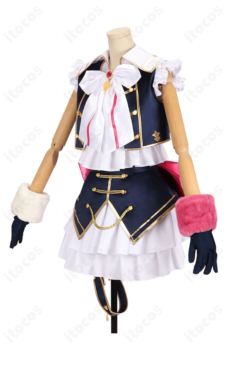 魔界ノりりむ SYMPHONIA共通衣装コスプレの側面スタイル。袖口や背面リボン、シルエットの立体感が伝わる写真