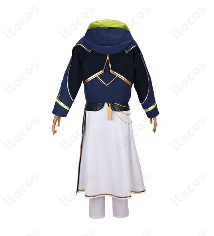 にじさんじ 伊波ライ WORLD TOUR 2025 7周年ライブ衣装の背面。コートのシルエットと背面装飾を忠実に再現。