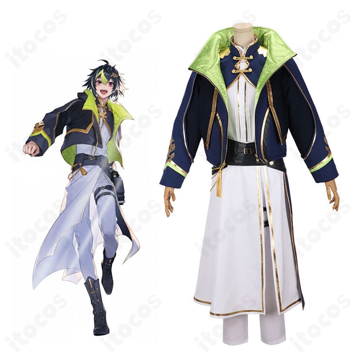 にじさんじ 伊波ライ 7周年ライブ衣装の公式ビジュアル調再現比較イメージ。色味と装飾まで高再現で推し活に最適。