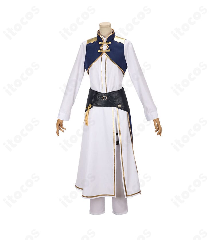 にじさんじ 伊波ライ コスプレ衣装の胸元アップ。ベストの装飾やシャツのディテールが精巧に仕上がった様子。