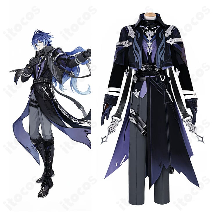 原神 フリンズの公式イメージを基にしたコスプレ衣装とキャラクター参考画像の比較