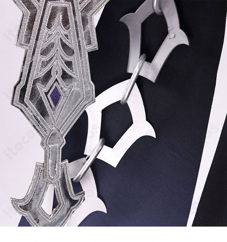 原神 フリンズ コスプレ衣装 付属アクセサリーのディテール。小物の質感と形状の再現