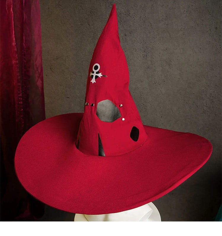 イノの帽子模様装飾ディテール。独特の模様をクリアに再現したクローズアップ