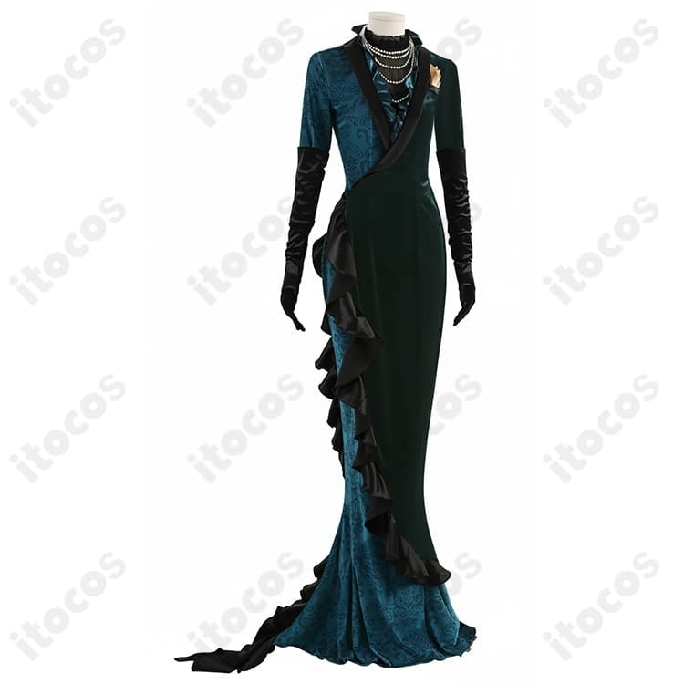 ディズニー ツイステッドワンダーランド ジョルジーナ・リーチ 高再現コスプレドレス｜エレガントで撮影映え - 2枚目の画像