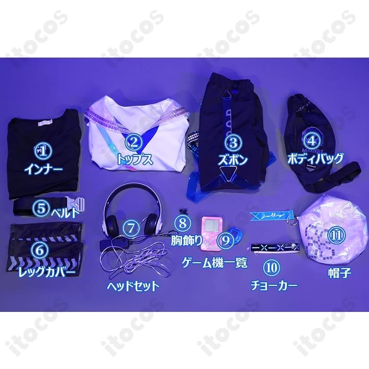 アークナイツ ミヅキ 永遠のプレイヤー コスプレ｜動きやすく高再現、イベント・撮影に最適 - 4枚目の画像