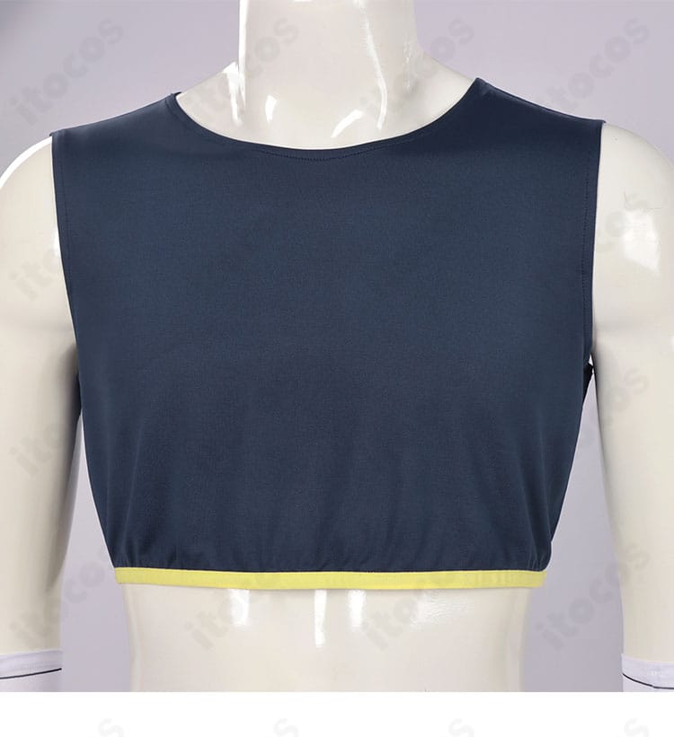 カカシ コスプレ インナーベスト細部。生地の質感とステッチの整いを近接で紹介。