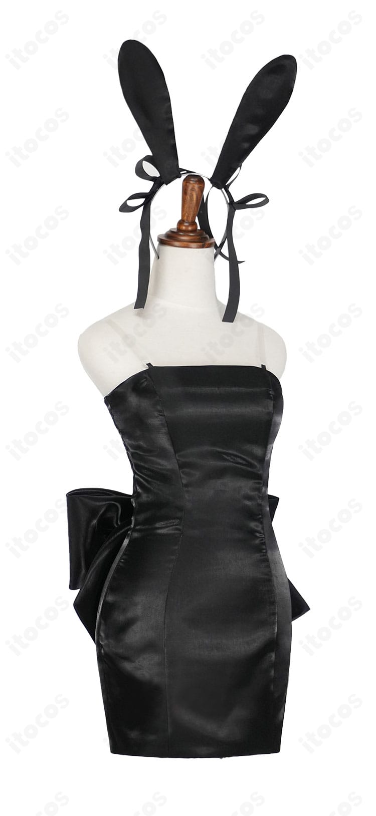 ALIEN STAGE ミジ うさ耳衣装の前面リボンと装飾ディテール。胸元のデザインや縫製の仕上がりをクローズアップ。