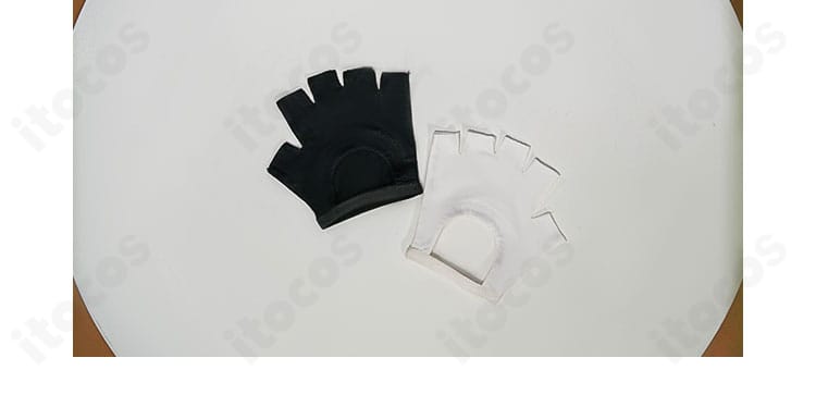 プロジェクトセカイ 東雲彰人 5th Anniversary コスプレ衣装 手袋の装飾詳細。キャラクター性を引き立てる小物