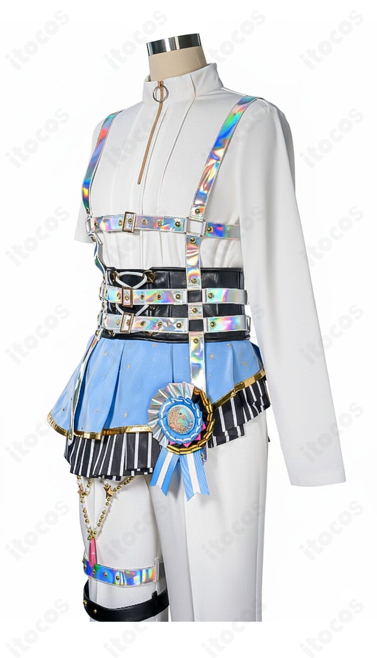 青柳冬弥 衣装サイド装飾アップ｜太もも飾り・腰布のディテールを精緻に撮影