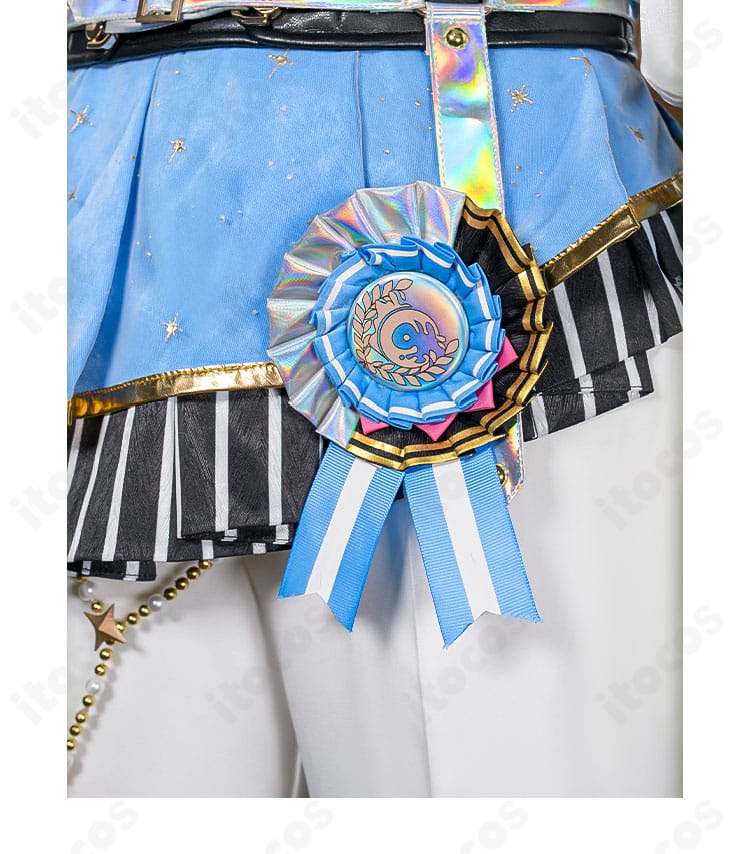 青柳冬弥 腰飾りディテール｜ベルト位置と装飾リボンの再現性