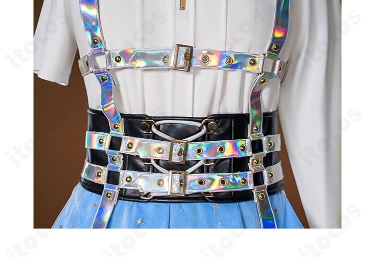 青柳冬弥 腰布ディテール｜腰回りのドレープ感と質感の表現