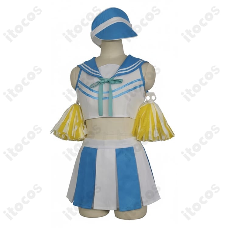 ブルーアーカイブ 伊落マリー チアガール衣装。高再現と軽快な着用感でイベント撮影に最適 - 4枚目の画像