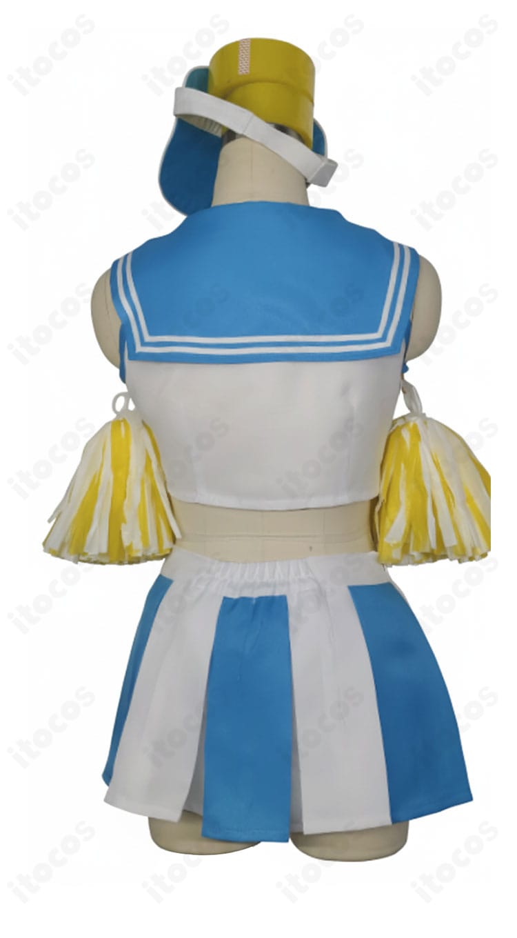 背面ディテール。後ろ中心の開閉仕様と後ろ姿のシルエット、リボンの位置関係まで丁寧に再現。