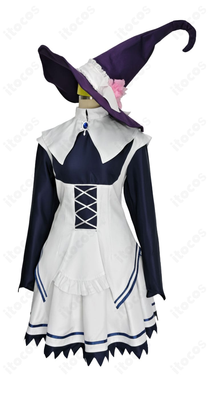 帽子と装飾アクセサリーのアップ。清楚で可憐な雰囲気を演出するポイントアイテム。