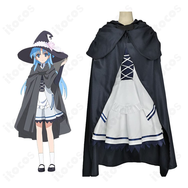 終末なにしてますか？ クトリ・ノタ・セニオリスのコスプレ衣装全身。マントと帽子を備えたエレガントなフルコーデを高再現で撮影。