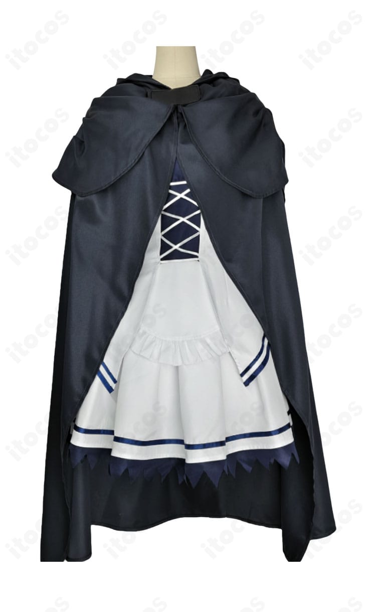 クトリ・ノタ・セニオリス衣装の正面ディテール。襟元のバランスと装飾の質感がわかる高精度仕上げ。