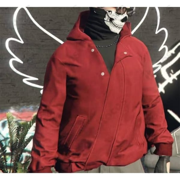 ギャングXVI コスプレ衣装 赤×ブラックでクールに再現。オーダーメイド対応・イベント撮影に最適