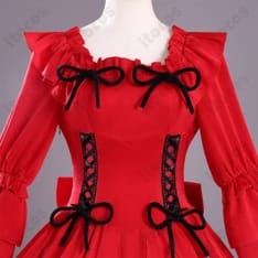 最後にひとつだけお願いしてもよろしいでしょうか？ スカーレット・エル・ヴァンディミオン 令嬢ドレス 高再現で撮影映え - 4枚目の画像（サムネイル）