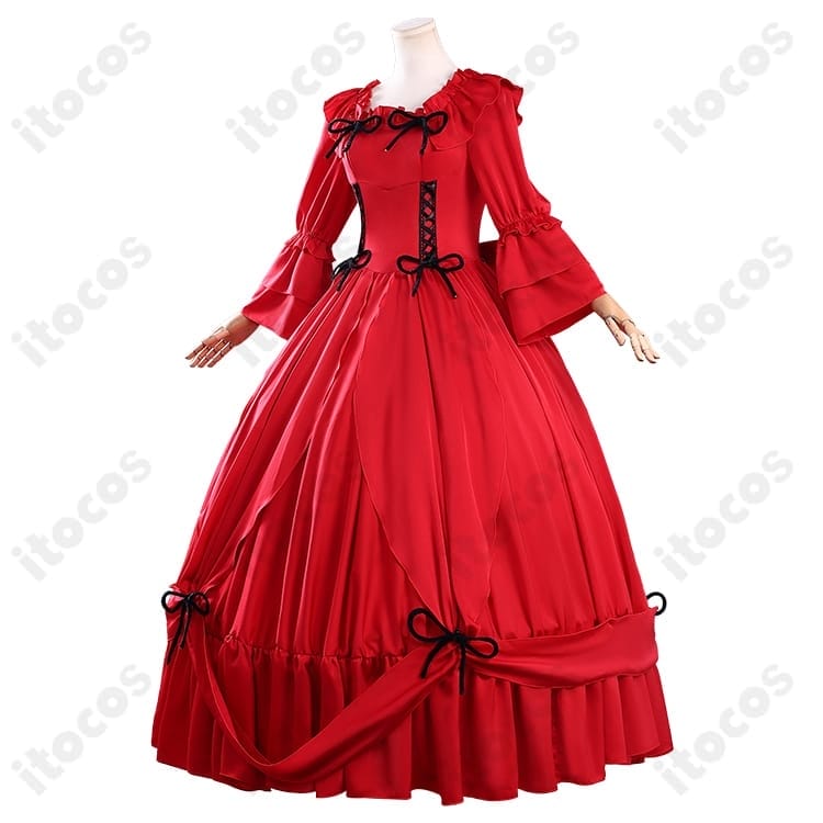 最後にひとつだけお願いしてもよろしいでしょうか？ スカーレット・エル・ヴァンディミオン 令嬢ドレス 高再現で撮影映え - 2枚目の画像