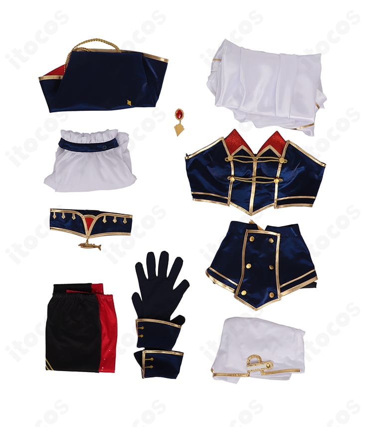 レイン・パターソン Happy Shelter 衣装セット一式｜マント・ビスチェ・手袋ほかフルセット構成