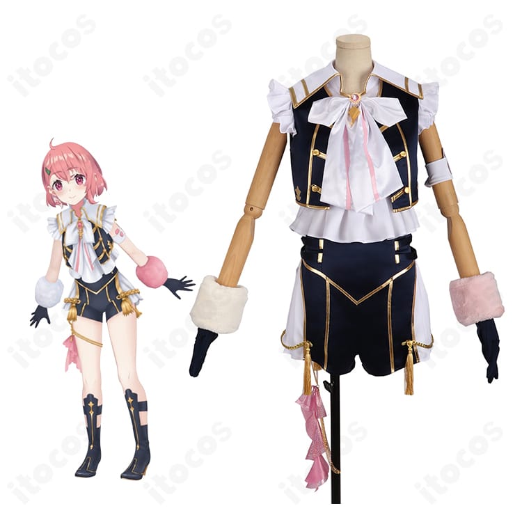 にじさんじ 笹木咲 FANTASIA 共通衣装の全体図。キャラクターイメージを踏まえた高再現デザインでライブの雰囲気を伝えるコスプレ衣装。