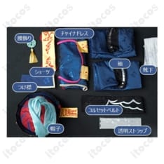 アズールレーン 華甲 霊幻艦船新春夜 コスプレ衣装 高再現で華やかに映える中華風セット - 7枚目の画像（サムネイル）