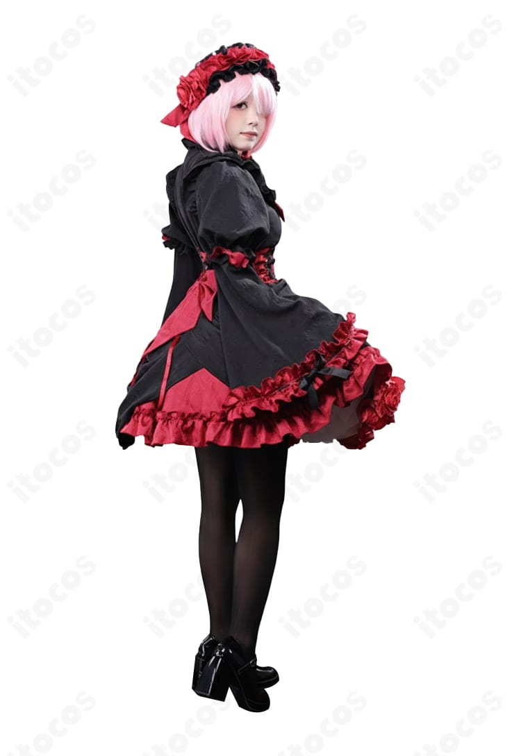 Re:ゼロ ラム ゴシックドレス 側面装飾｜ラインの美しさと立体感を示すディテール