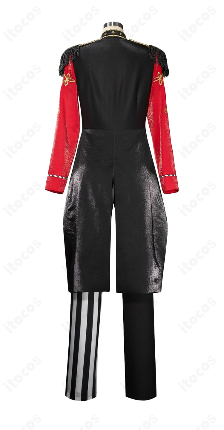 ケイト・ダイヤモンド プレイフル・ドレス衣装の背面。背中の切り替えと装飾配置、裾の広がりを詳細に撮影。