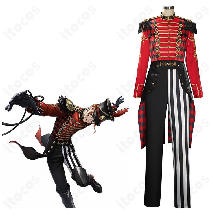 ツイステ ケイト・ダイヤモンド「プレイフル・ドレス」衣装を着用した全身イメージ。星モチーフと流蘇が映えるハロウィン仕様のビジュアル。