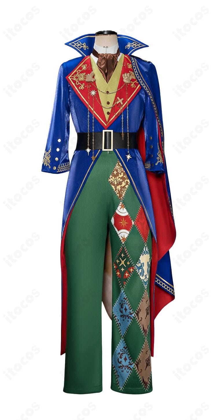 フェロー・オネスト プレイフル・ドレス衣装 正面全体｜ロングコートと配色デザインを詳細表示