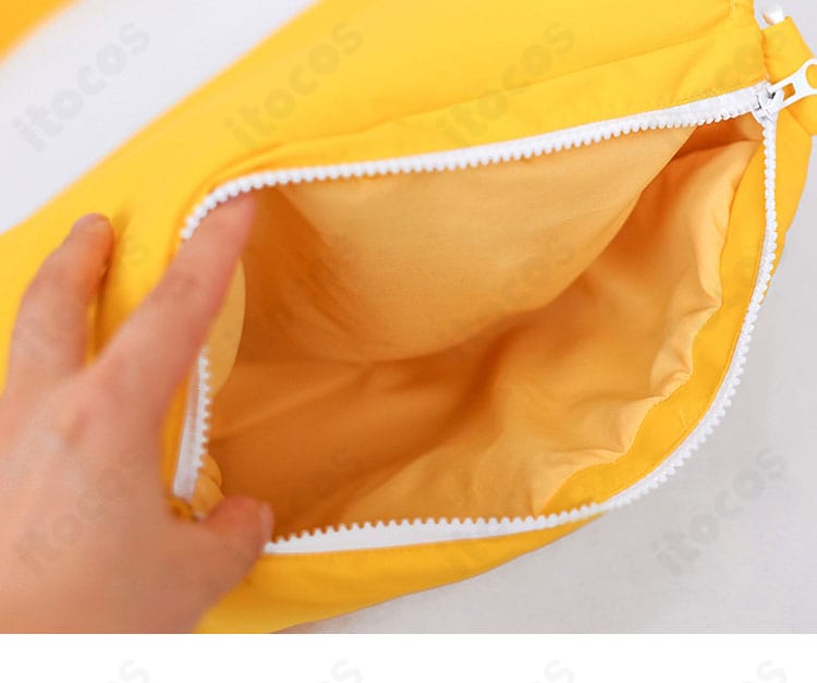 リーフ コスプレ ショルダーバッグ内部構造図｜イベント必需品を整理しやすい仕切り設計